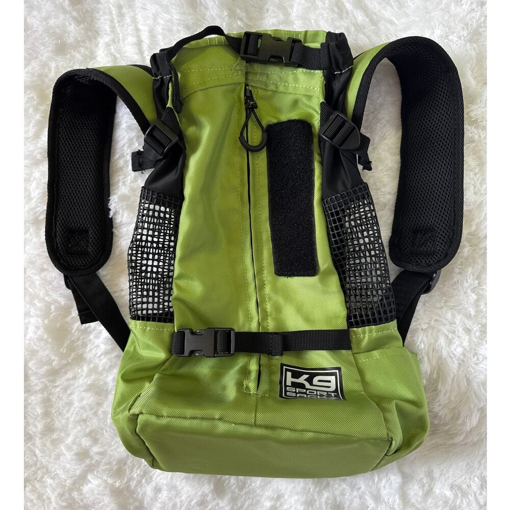 K9 sports sack TRAINER | PUPPY & SMALL DOG CARRIER green black small - Picture 7 of 13